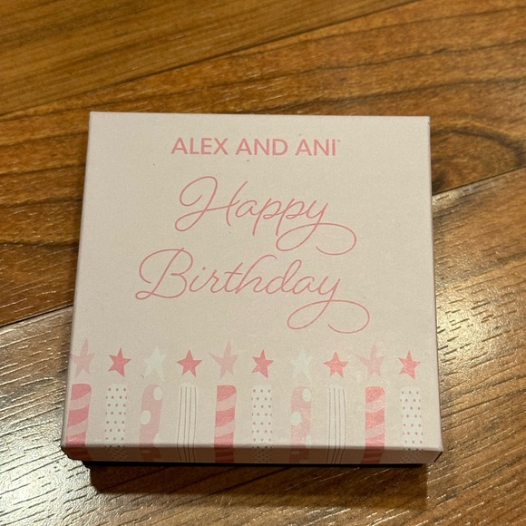 Alex and Ani Birthday Bracelets Gift Box Set in Shiny Gold - Picture 15 of 15